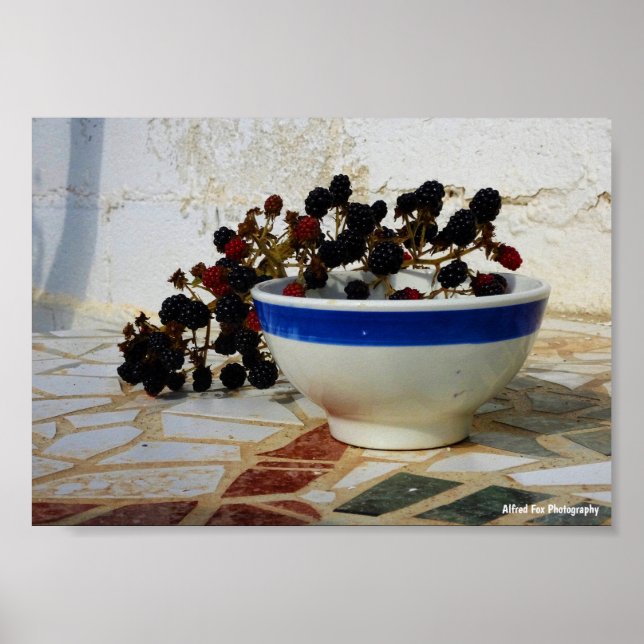 Póster Blackberry Bowl en Mosaic (Frente)