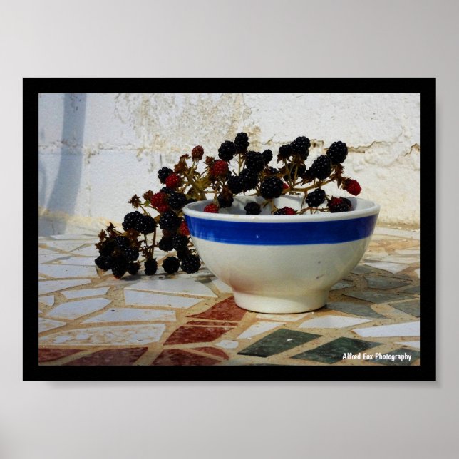 Póster Blackberry Bowl en Mosaic (Frente)