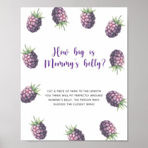 Póster Blackberry - ¿qué tan grande es el juego de la bar