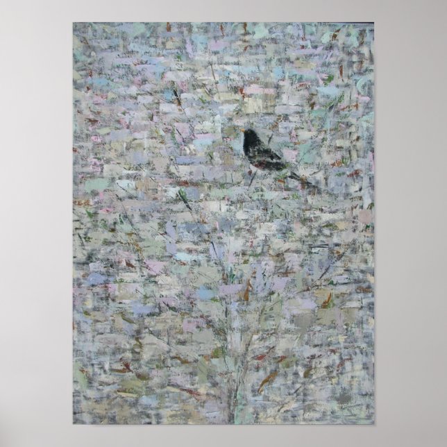 Póster Blackbird en el árbol 2012 (Frente)