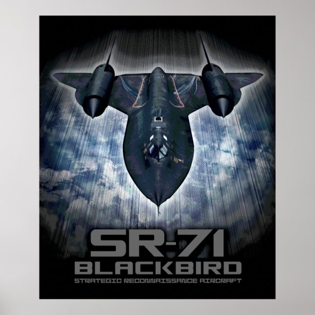 Póster Blackbird SR-71 (Frente)