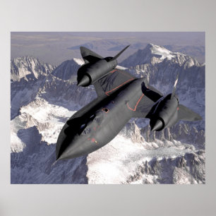 Póster Blackbird SR-71