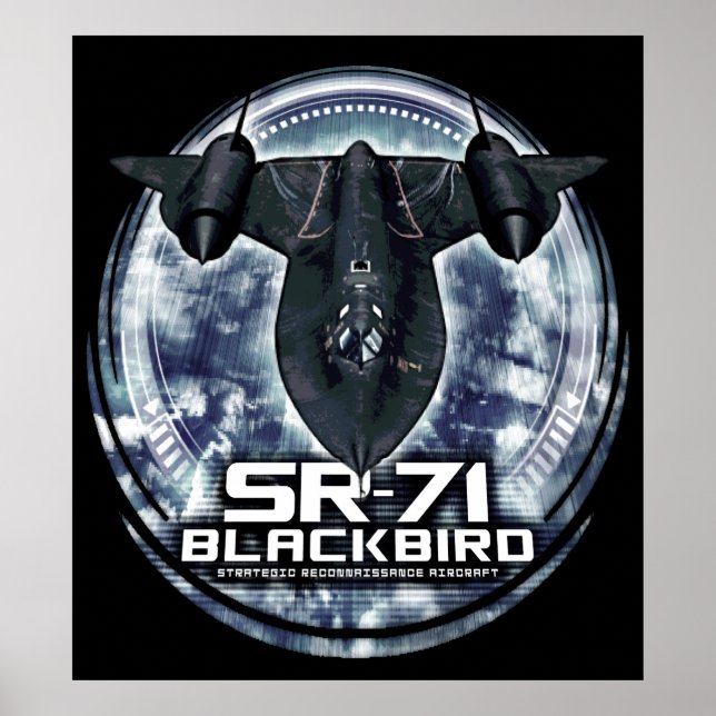 Póster Blackbird SR-71 (Frente)