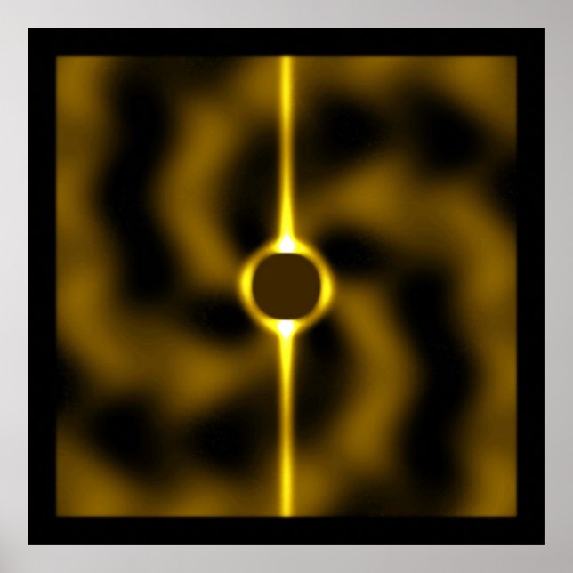 Póster Blackhole and Singularity  (Frente)