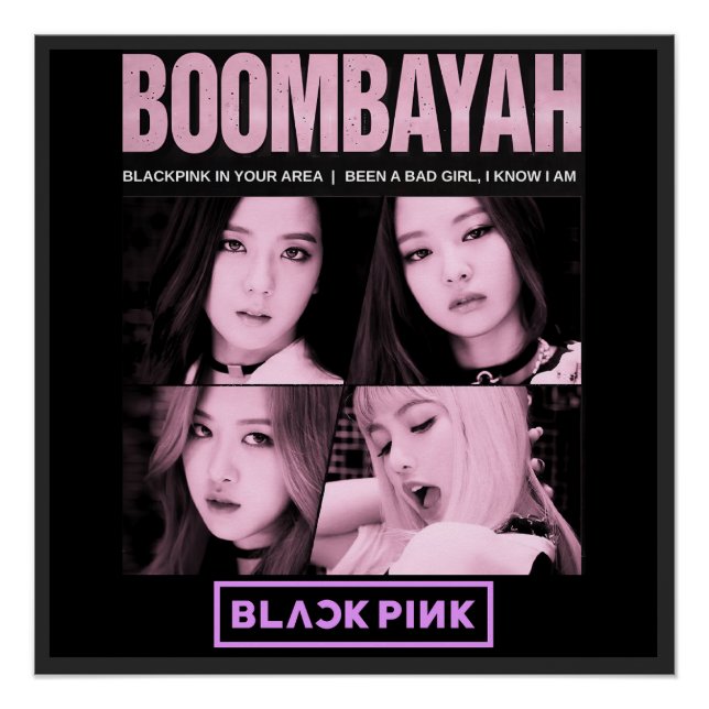 Póster BlackPink BoomBayah (Anverso)