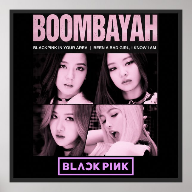 Póster BlackPink BoomBayah (Frente)