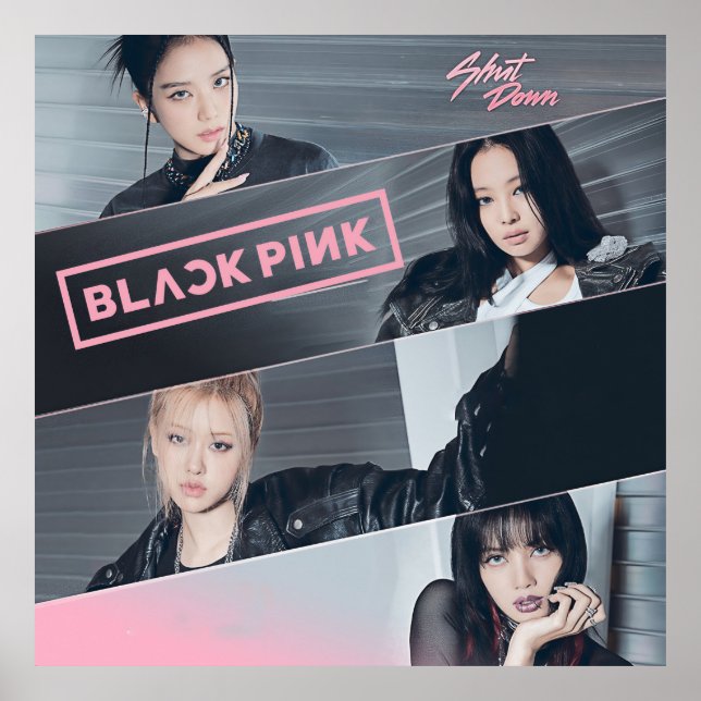 Póster BlackPink Shut Down (Frente)