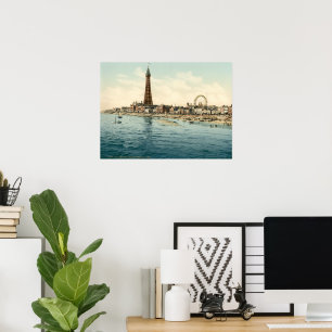 Póster Blackpool I, Lancashire, Inglaterra