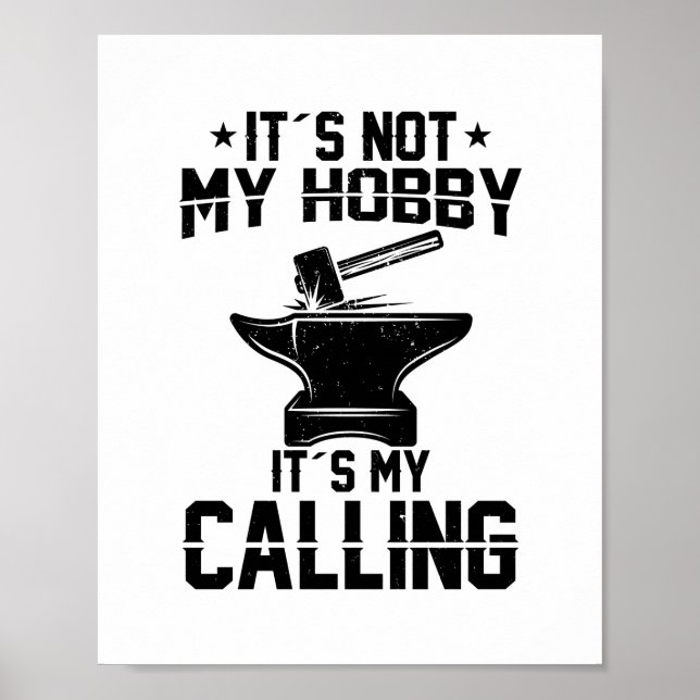 Póster Blacksmith Sayings | Regalos de naves de herrería (Frente)