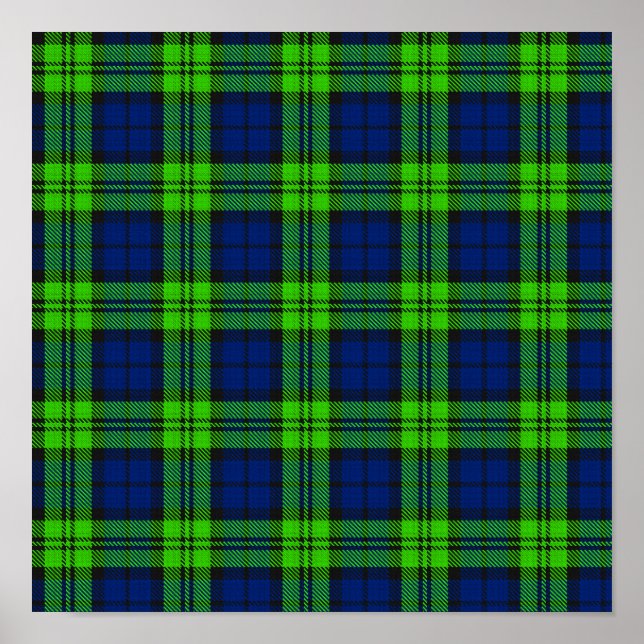 Póster Blackwatch Plaid Tartan (Frente)
