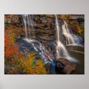 Póster Blackwater Falls State Park West Virginia