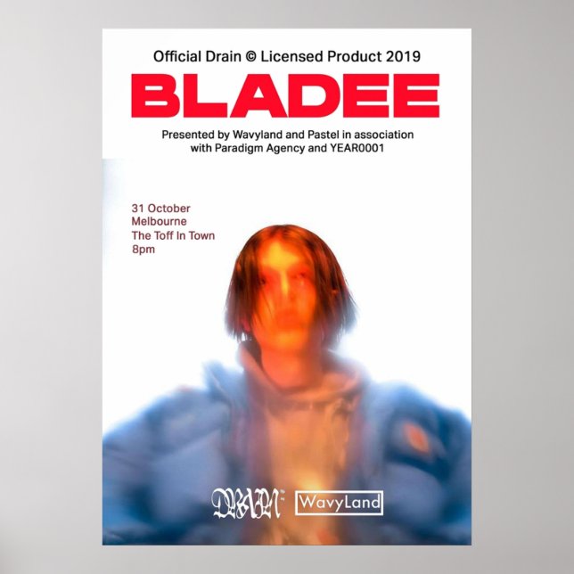 Póster bladee (Frente)