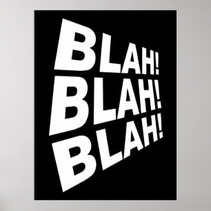 Póster Blah Blah Blah