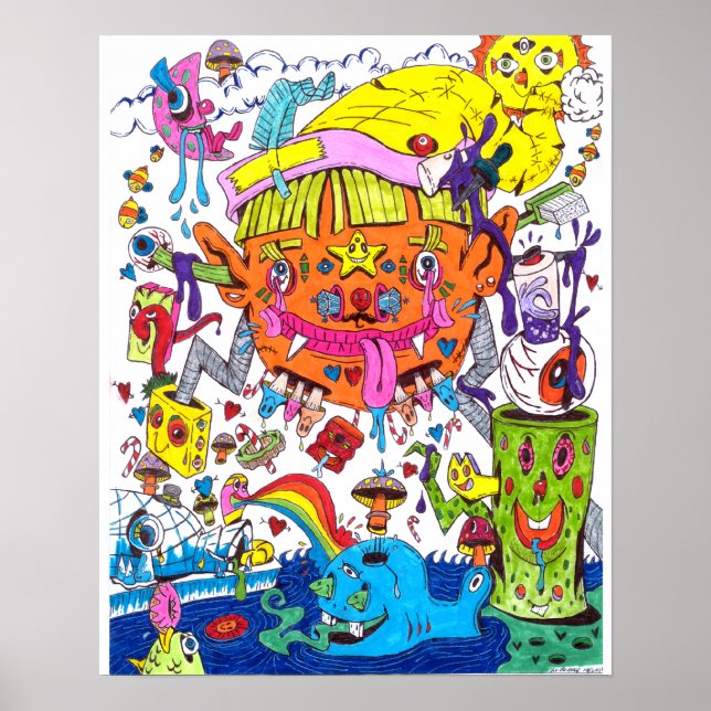 Póster Blaine Helm Art Poster (Frente)