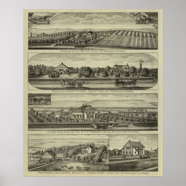 Póster Blaine, Kansas (Frente)