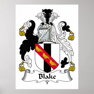 Póster Blake Family Crest