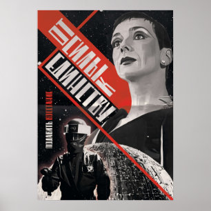 Póster Blakes 7 Propaganda Servalente Rusa