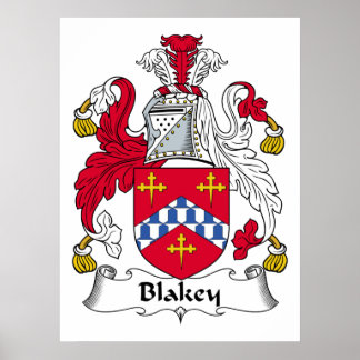 Póster Blakey Family Crest