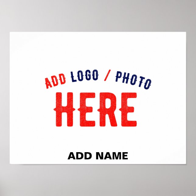 PÓSTER BLANCA MODERNA CON ESTILO PERSONALIZABLE VERIFICAD (Frente)