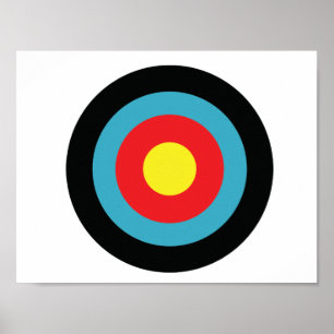 Póster Blanco del poster de la pared de los ejercicios de