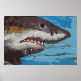 Póster Blanco grande