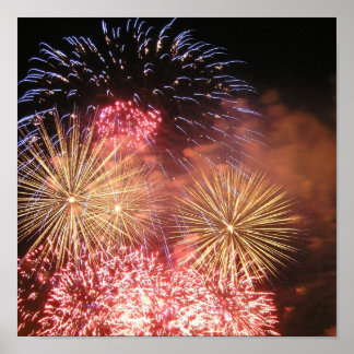 Póster Blanco rojo y auge