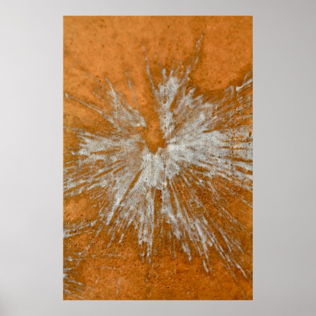 Póster Blanco sobre el balón de oro (Frente)