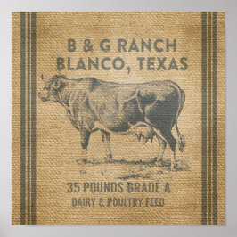 Póster Blanco Texas