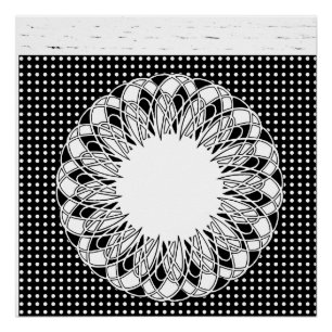 Poster blanco y negro