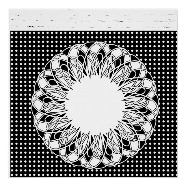 Poster blanco y negro (Anverso)