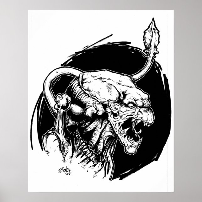 PÓSTER BLANCO Y NEGRO (Frente)