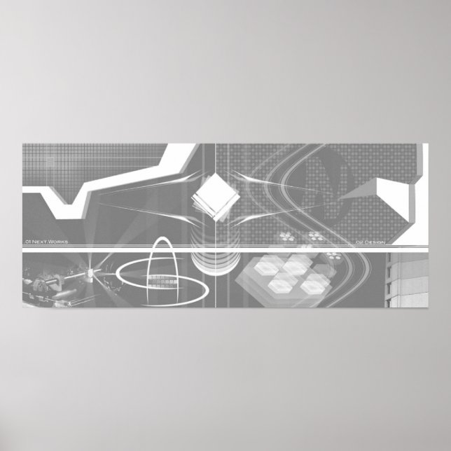 Póster Blanco y negro (Frente)