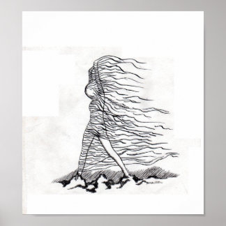 Póster Blanco y negro