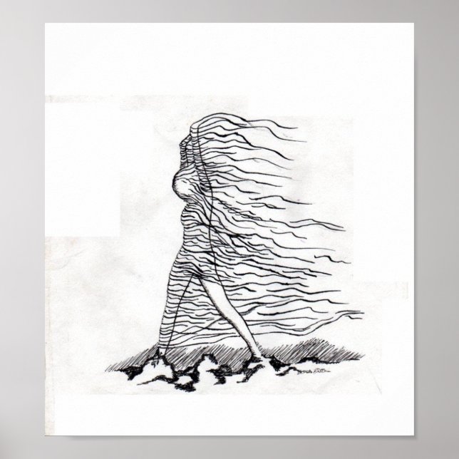 Póster Blanco y negro (Frente)