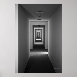 Póster Blanco y negro Bella Artes - Una invitación