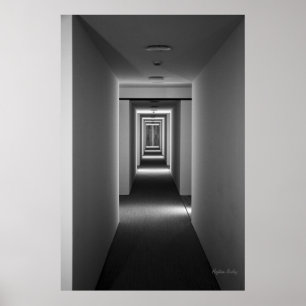 Póster Blanco y negro Bella Artes - Una invitación