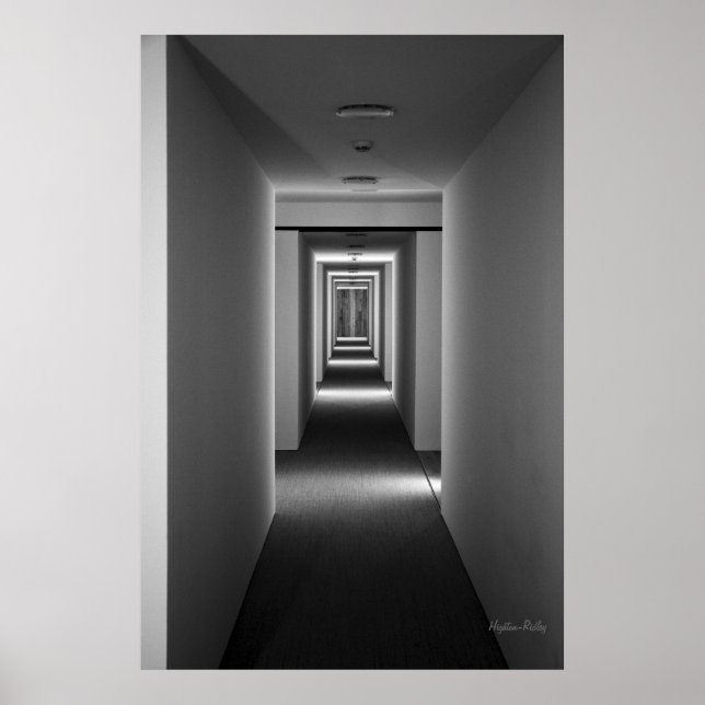 Póster Blanco y negro Bella Artes - Una invitación (Frente)