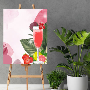 Póster Blank Crea Tu Propio Brunch Bubbly Mimosa