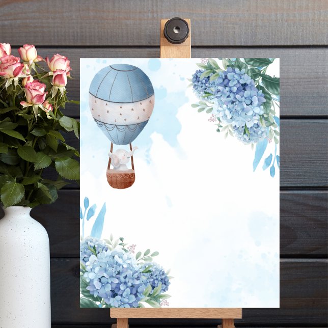 Póster Blank Crea tu propio globo de aire caliente elefan (Subido por el creador)