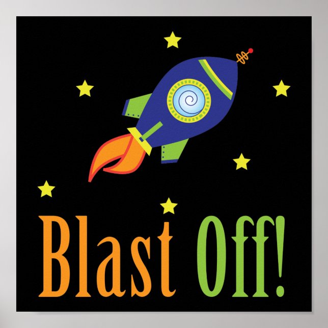 Póster Blast Off (Frente)