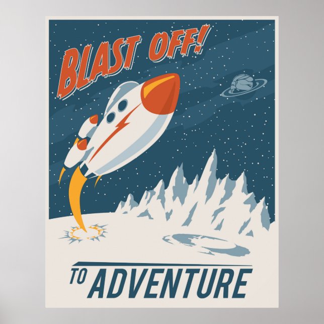 Póster Blast to Adventure - Gran formato (Frente)