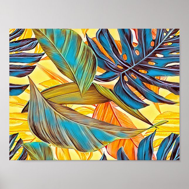 Póster Blätter en Farben (Frente)