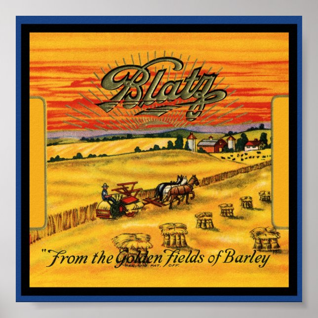 Póster Blatz Beer Poster (Frente)