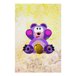 Póster Blauer Honig Bär