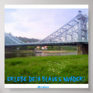Póster Blaues Wunder Dresden