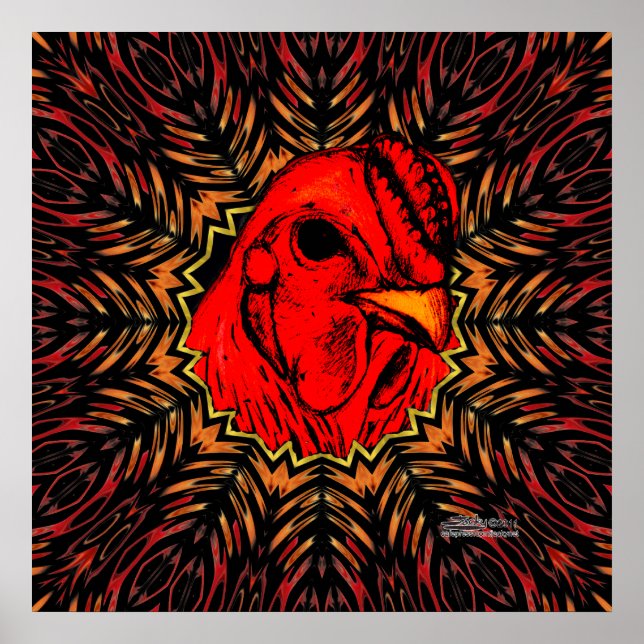 Póster Blazing Brahma (Frente)