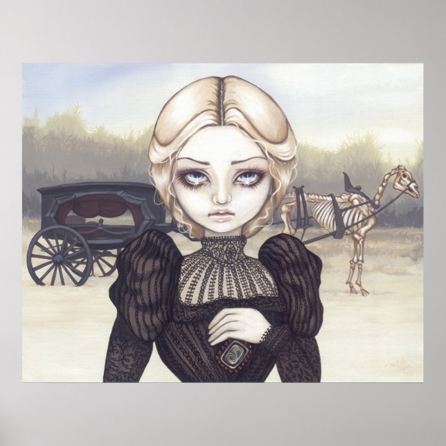 Póster Bleak Mourning Art Imprimir gótica victoriana (Frente)