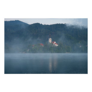 Póster Bled Eslovenia
