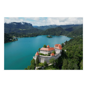Póster Bled Eslovenia