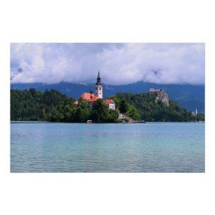 Póster Bled Eslovenia